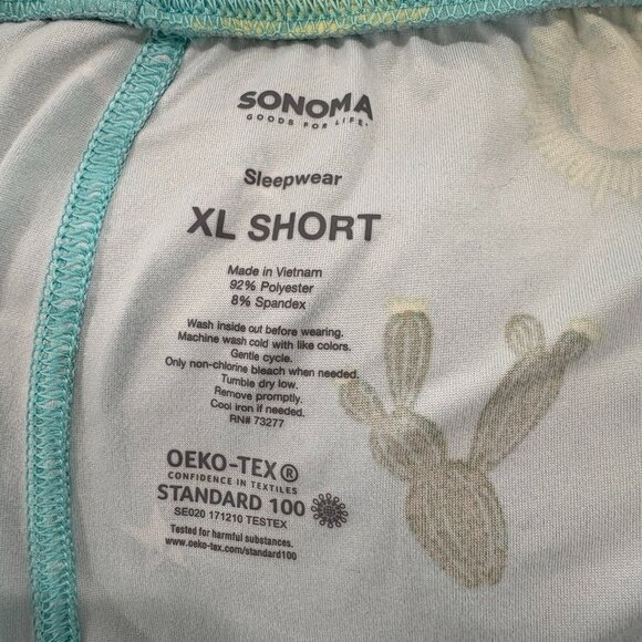 Sonoma Sleepwear Pajama Pants 4 PC Lounge PJ Bottoms Prints Size XL Short - Picture 13 of 16